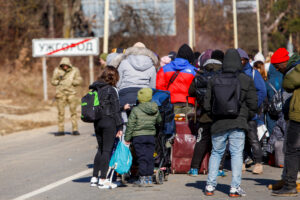 UZHHOROD, UKRAINE - FEBRUARY 27, 2022